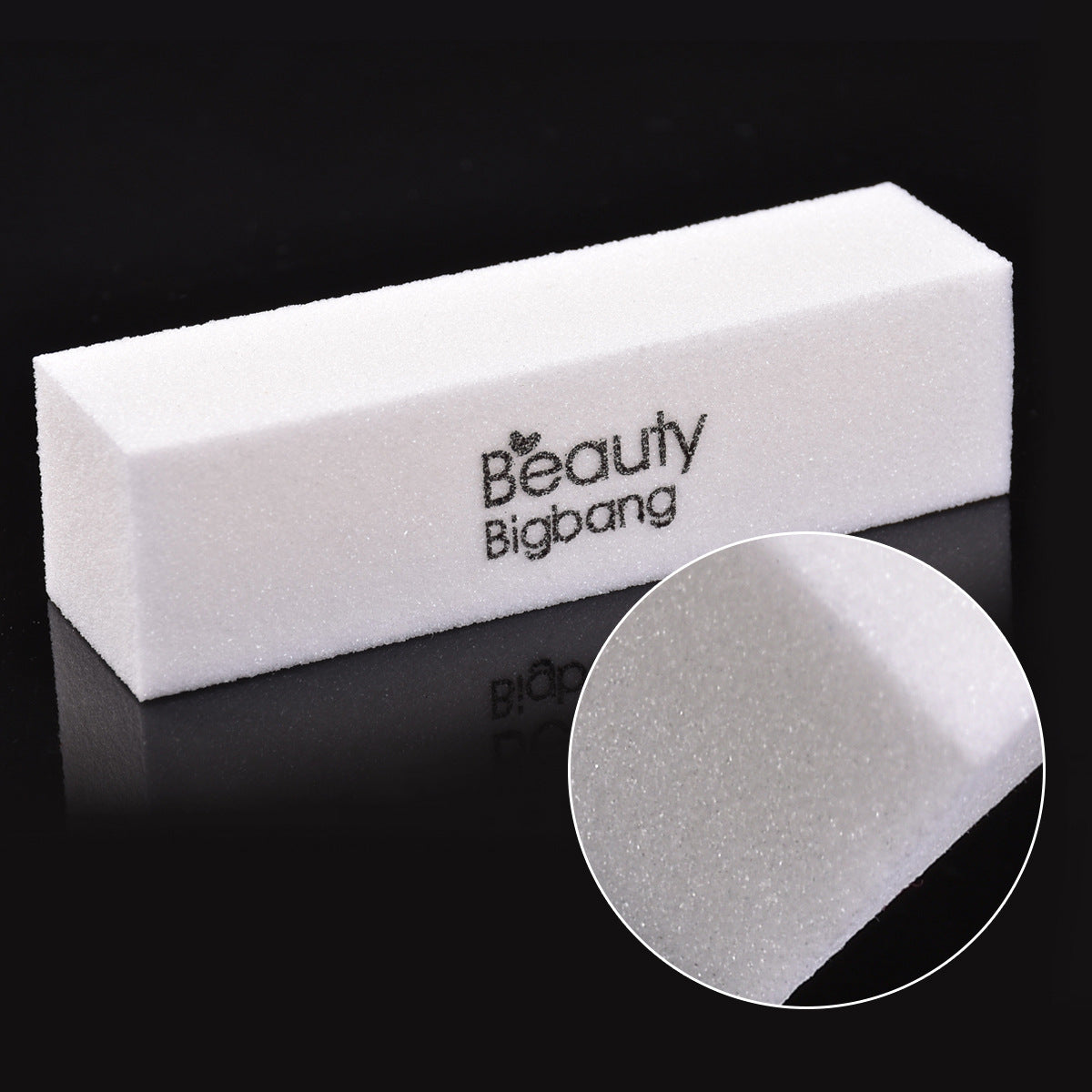 Manicure white tofu block polishing strips