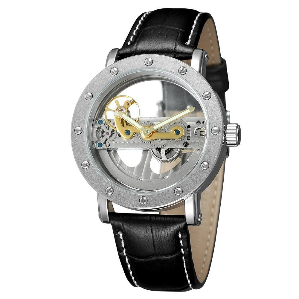 Fashion Double-Sided Hollow Men's Mechanical Watch