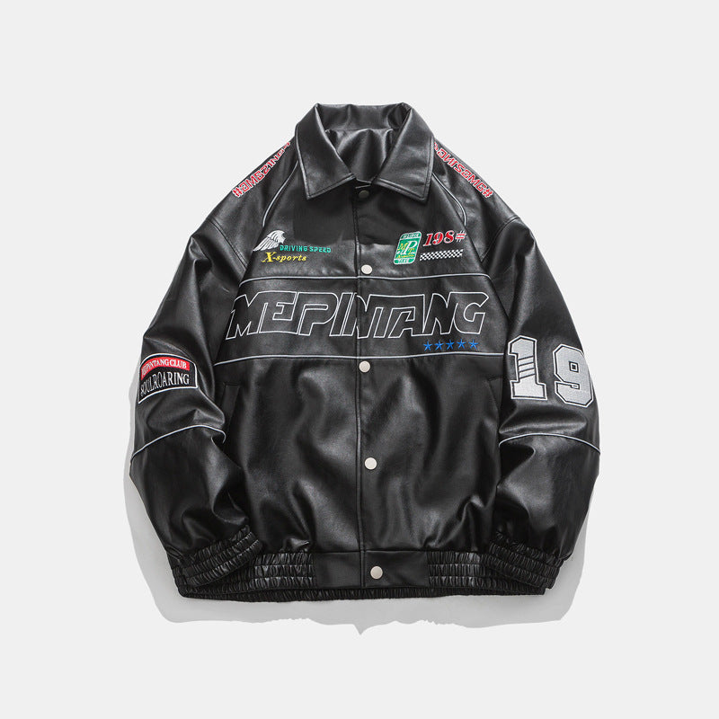 Men's Loose Casual Motorcycle Clothing Coat Top