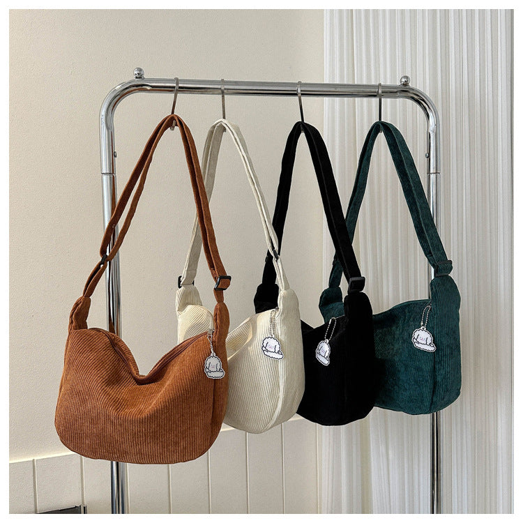 Large Capacity Versatile Trendy Crossbody Student Leisure Simple Dumpling Bag