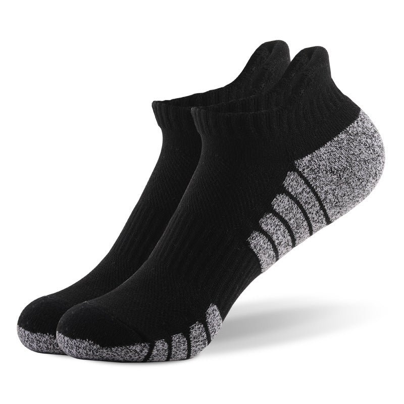 Thick Towel Bottom Socks For Running Non-slip Anti-sweat Breathable