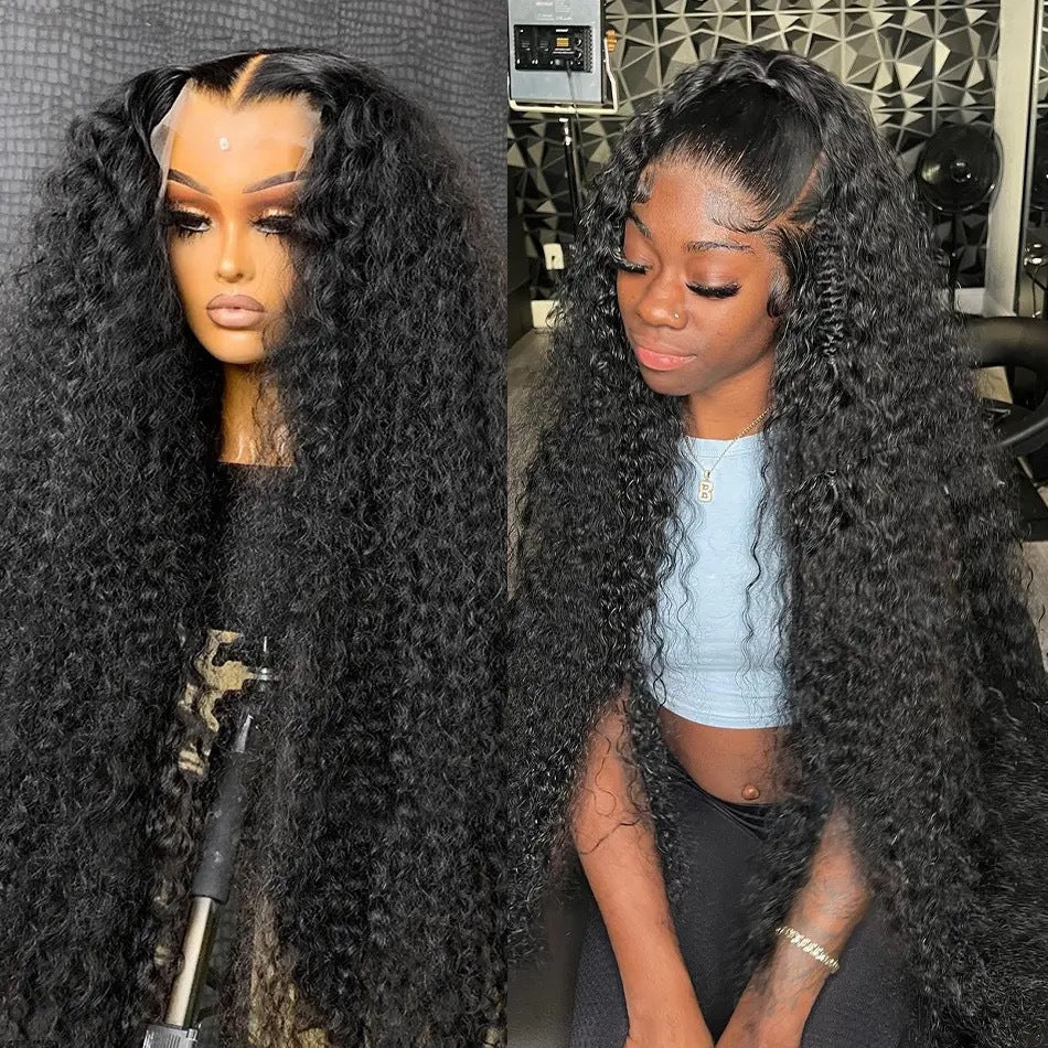 Front Lace Long Curly Wig Head Cover 13x 4