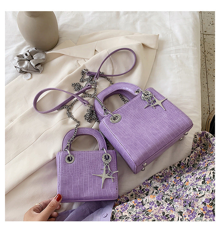 Fashion all-match portable chain shoulder messenger bag