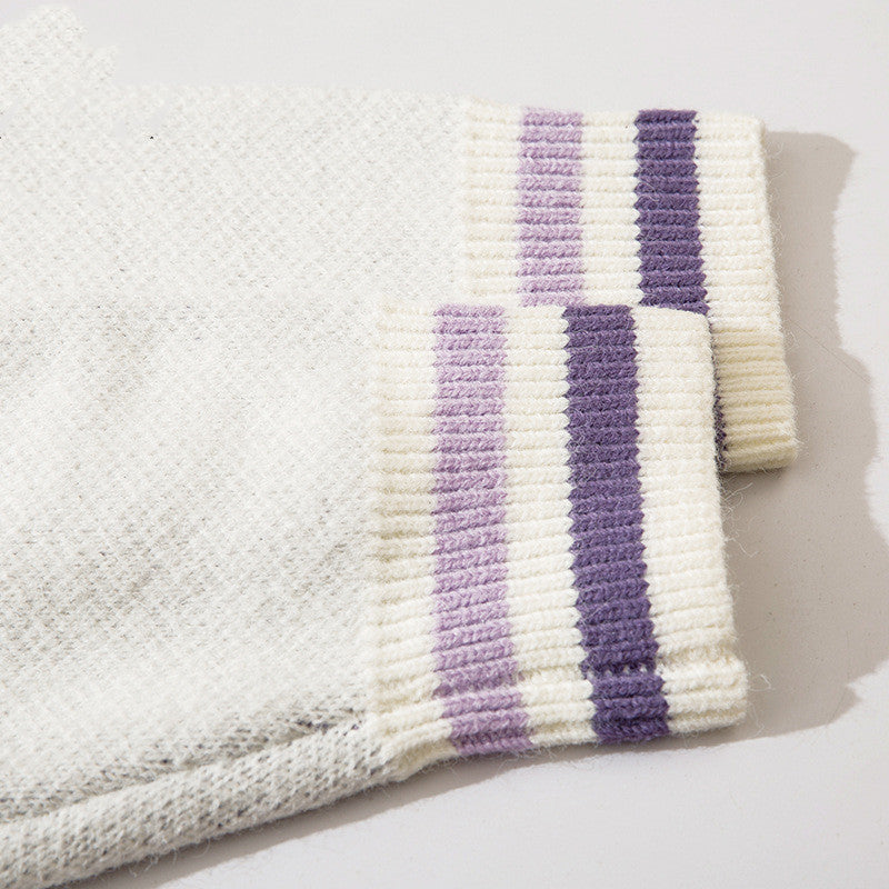 National Trendy Autumn And Winter All Match Round Neck Knitted Sweater