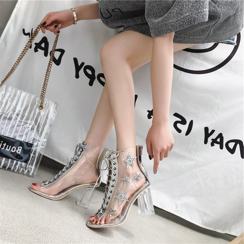Strap and splice sandals