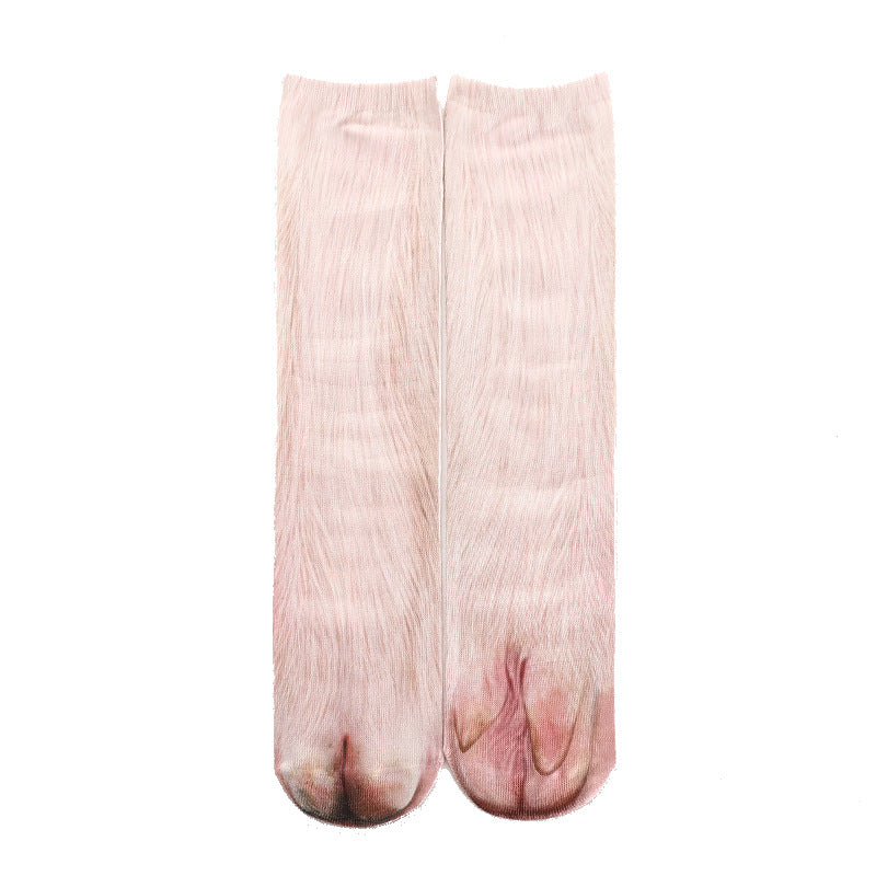 animal print socks 3D