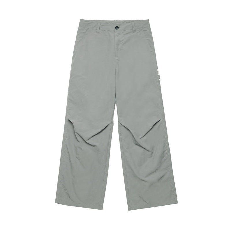 High Street Design Casual Loose Straight Trousers