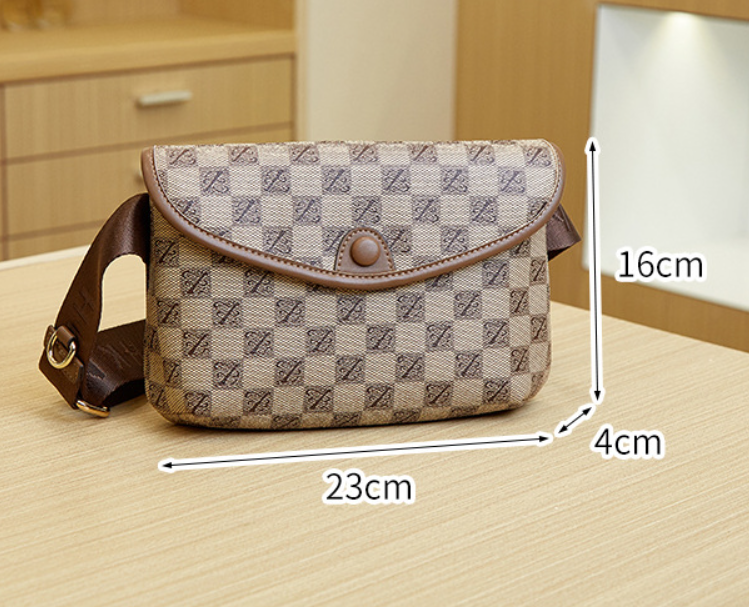 Women's Bag New Small Square Fashion Retro Printing
