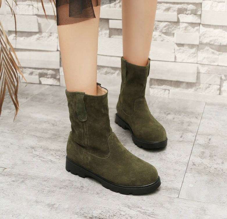 Women's frosted short boots