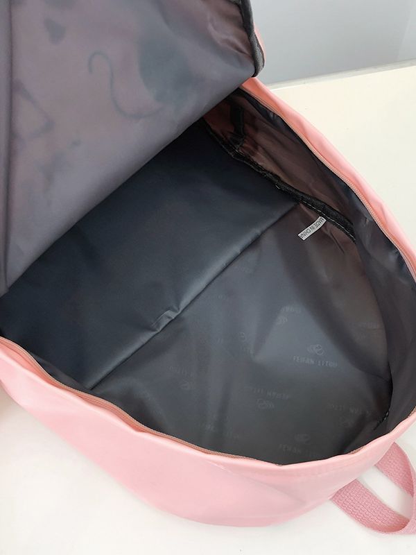 Female Cartoon Print Large-capacity Backpack