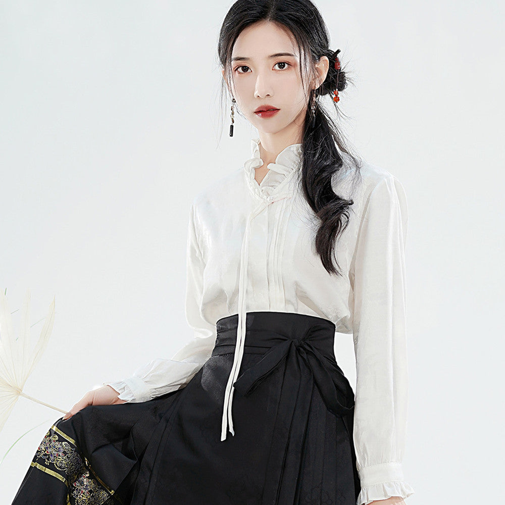 Women's Fashion Casual Horse-face Skirt