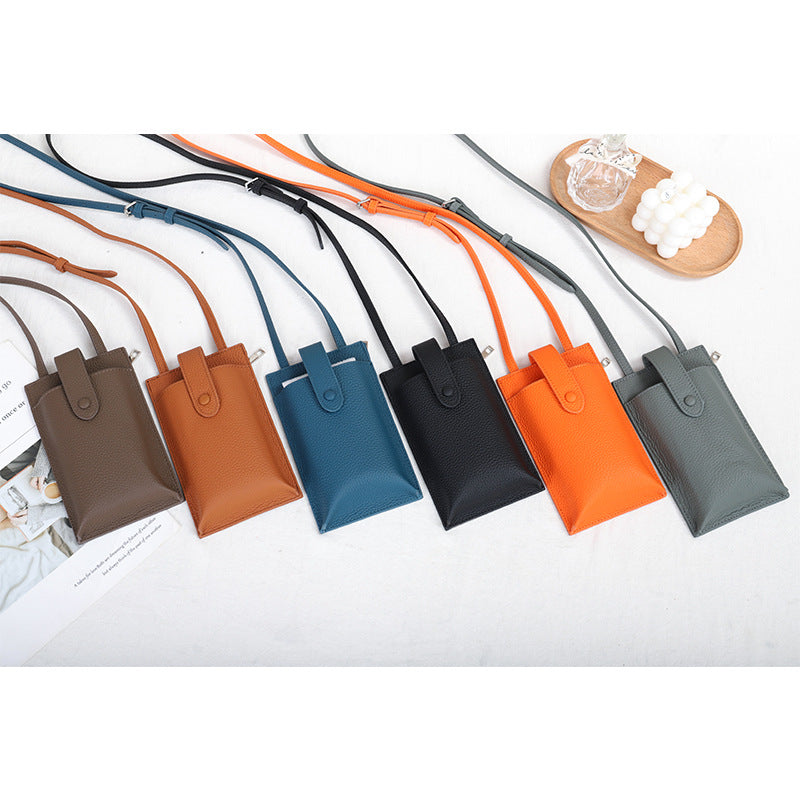 Leather One-shoulder First Layer Cowhide Stylish Small Crossbody Bag