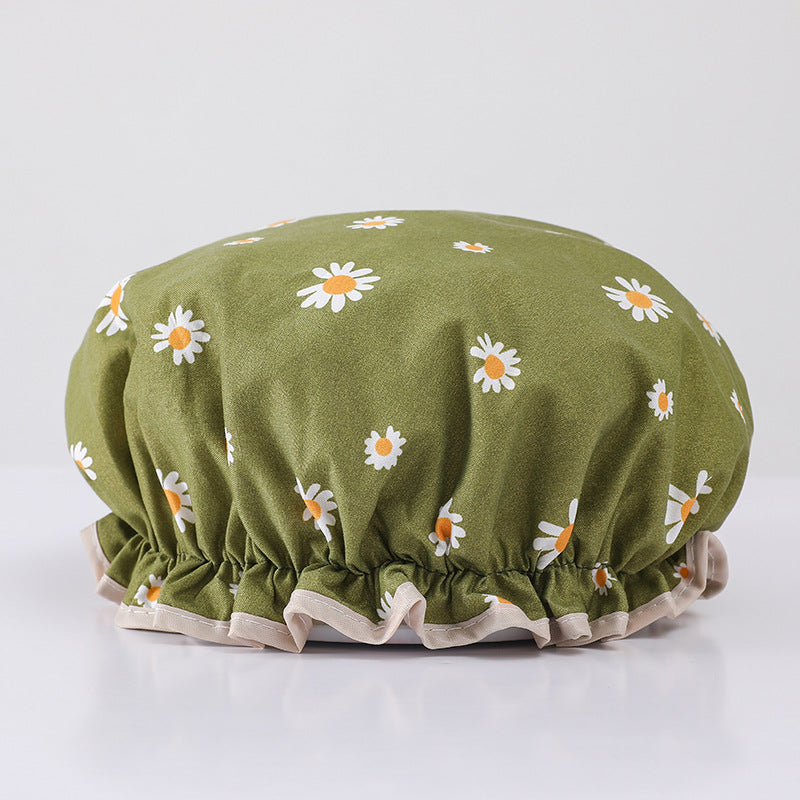 Double-layer Waterproof Shower Cap Disposable Hair