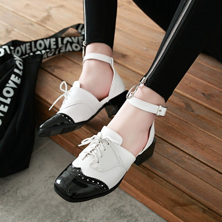 Color block sandals