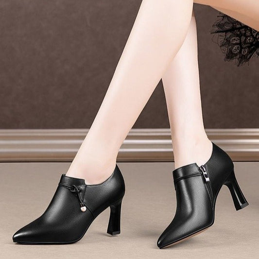 Fine All-match Deep Mouth Women's Single Heel