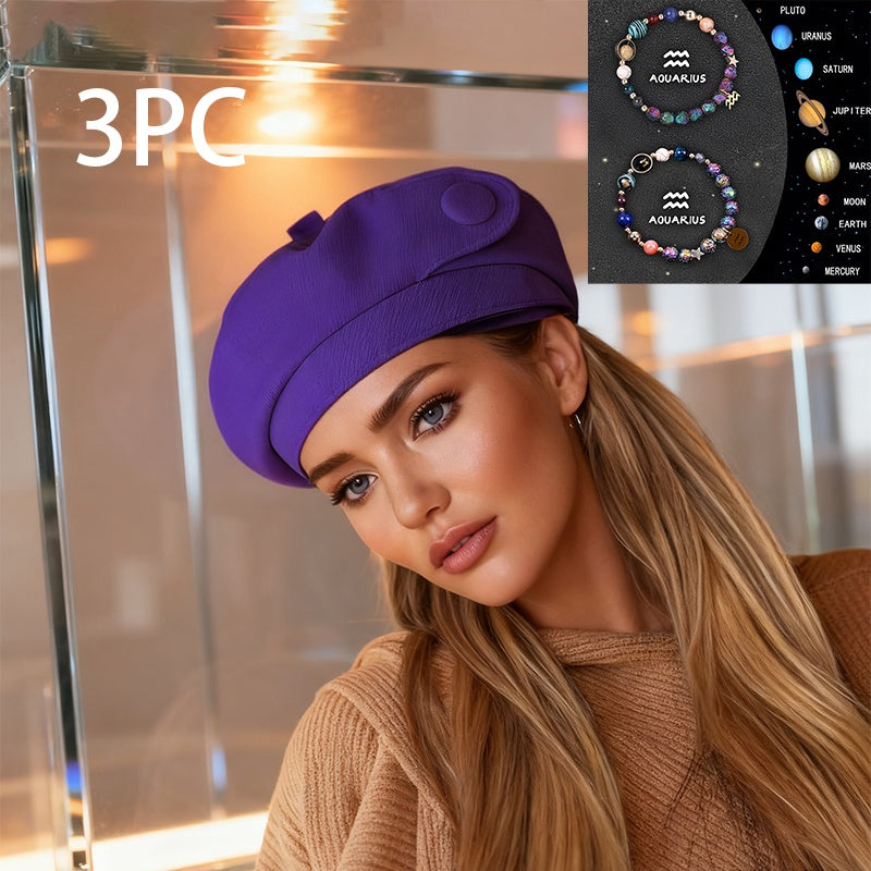 British-style Casual Painter Hat That Is Versatile And Can Show Off Your Face