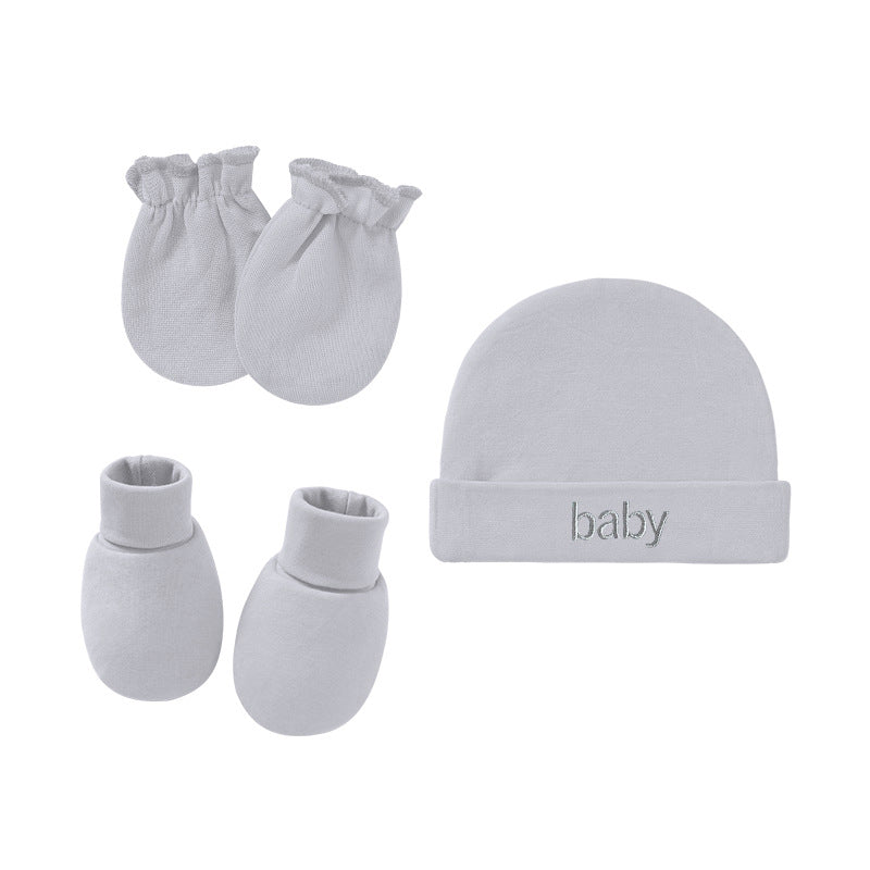 Newborn Tire Hat Anti-scratch Gloves Foot Cover