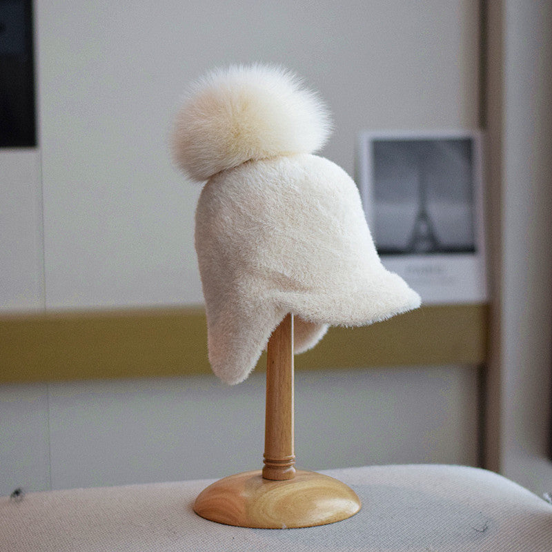 Ushanka Female Earflaps Warm Pilot Hat Riding