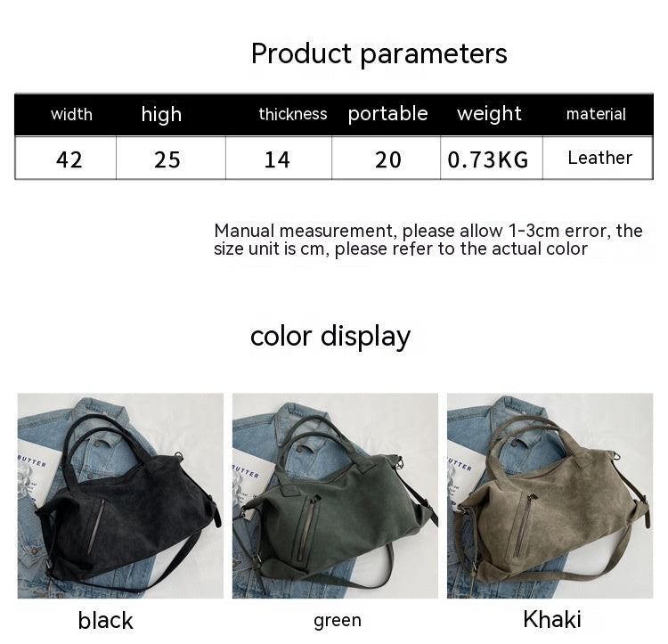 Casual Large Capacity Women's Fashion Retro Shoulder Bag