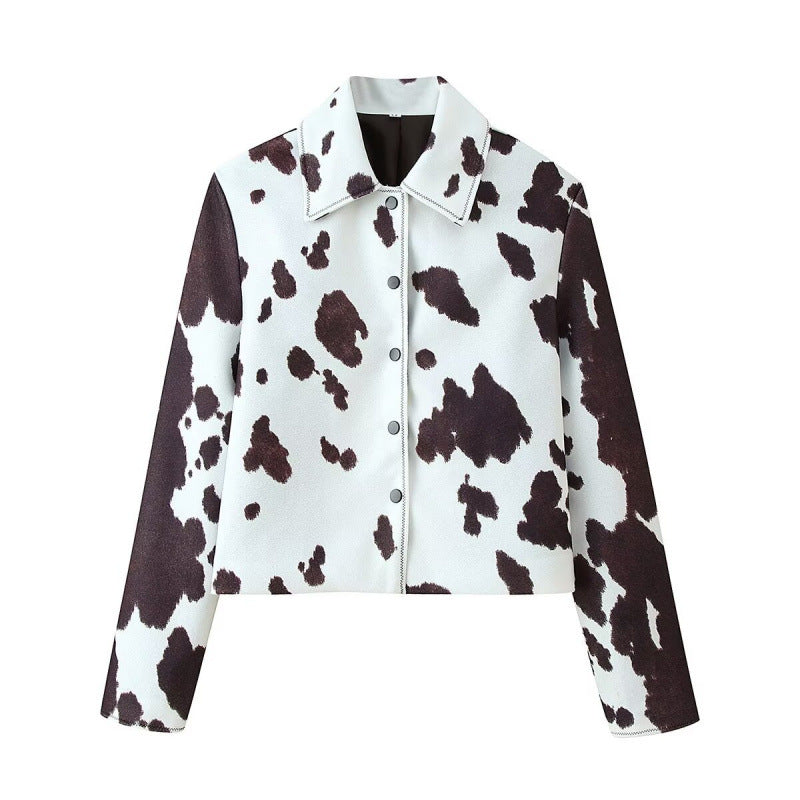 Fashionable Casual All-match Western Style Woolen Jacket Coat