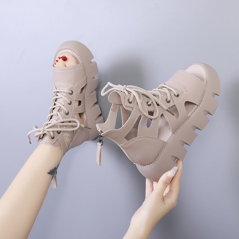 Women's Comfortable Retro Hollow-out Muffin Sandals