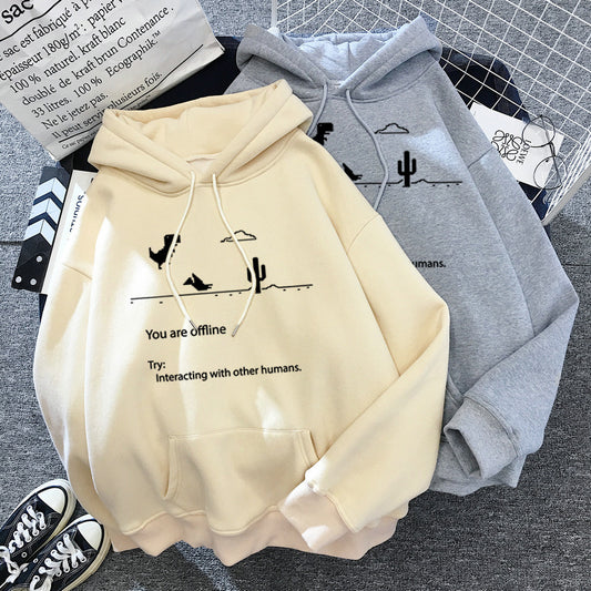 Women's Retro Dinosaur Fashion Casual Sweater