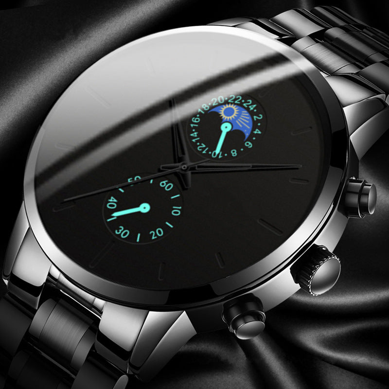 Fashion stainless steel watch with quartz