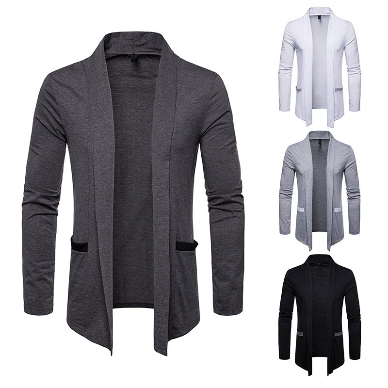 Foreign Trade Wholesale Men's New Plus Size Men's Coat Cardigan