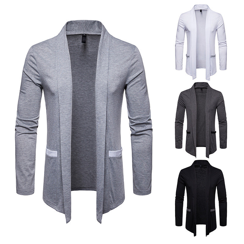 Foreign Trade Wholesale Men's New Plus Size Men's Coat Cardigan