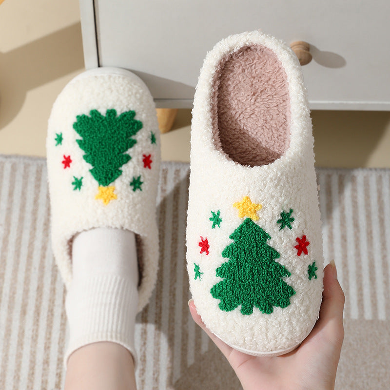 Home Warm Winter Cotton Slippers Thick Non-slip