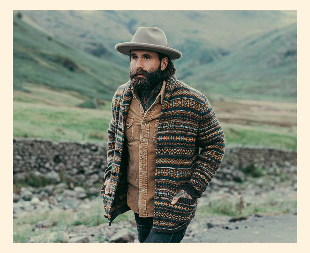 Autumn And Winter Men's Sweater Cardigan Knitted Coat