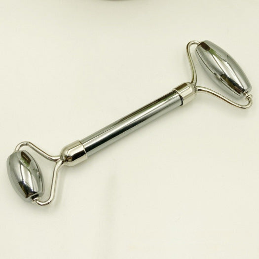 Portable Household Facial Double-Roller Massage Tool