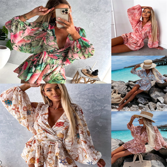 Summer New Rainforest Jumpsuit Suit