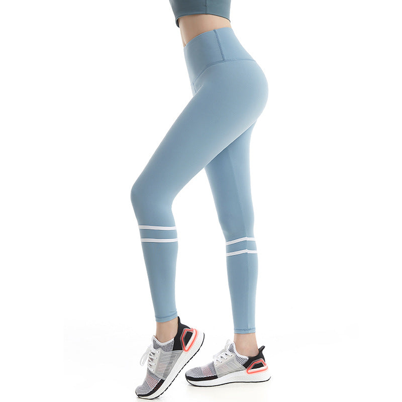 Colorblock Yoga Cropped Pants