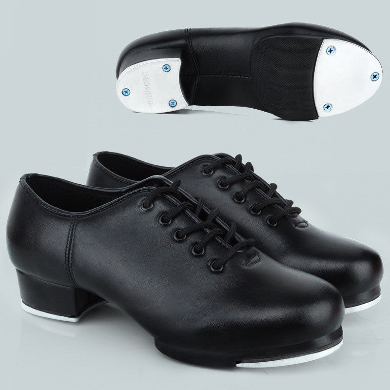 Fashion Women's Faux Leather Soft Sole Tap Shoes