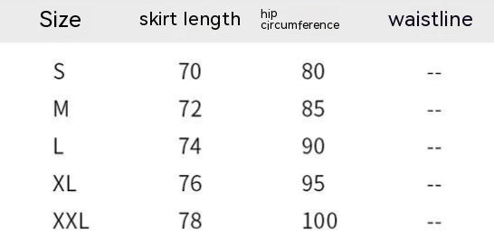 Women's Mid-length Pure Wool Thickened Skirt