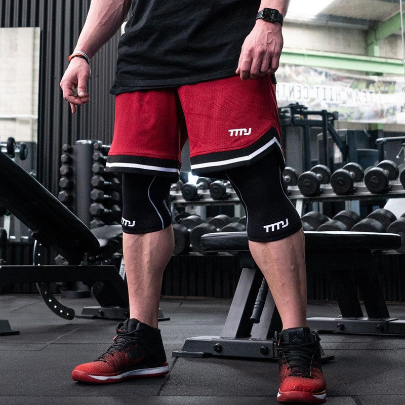 Loose Quick-drying Drawstring Over-the-knee Basketball Training Pants