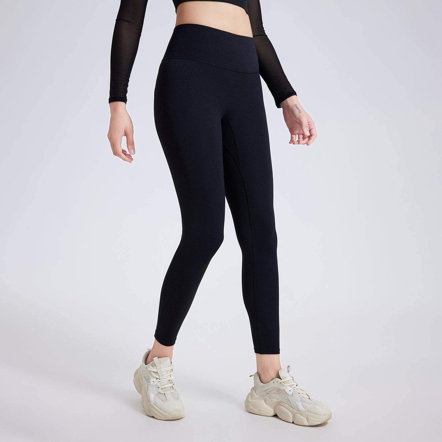 High Waist Peach Hip Lifting Nude Feel Yoga Pants Women