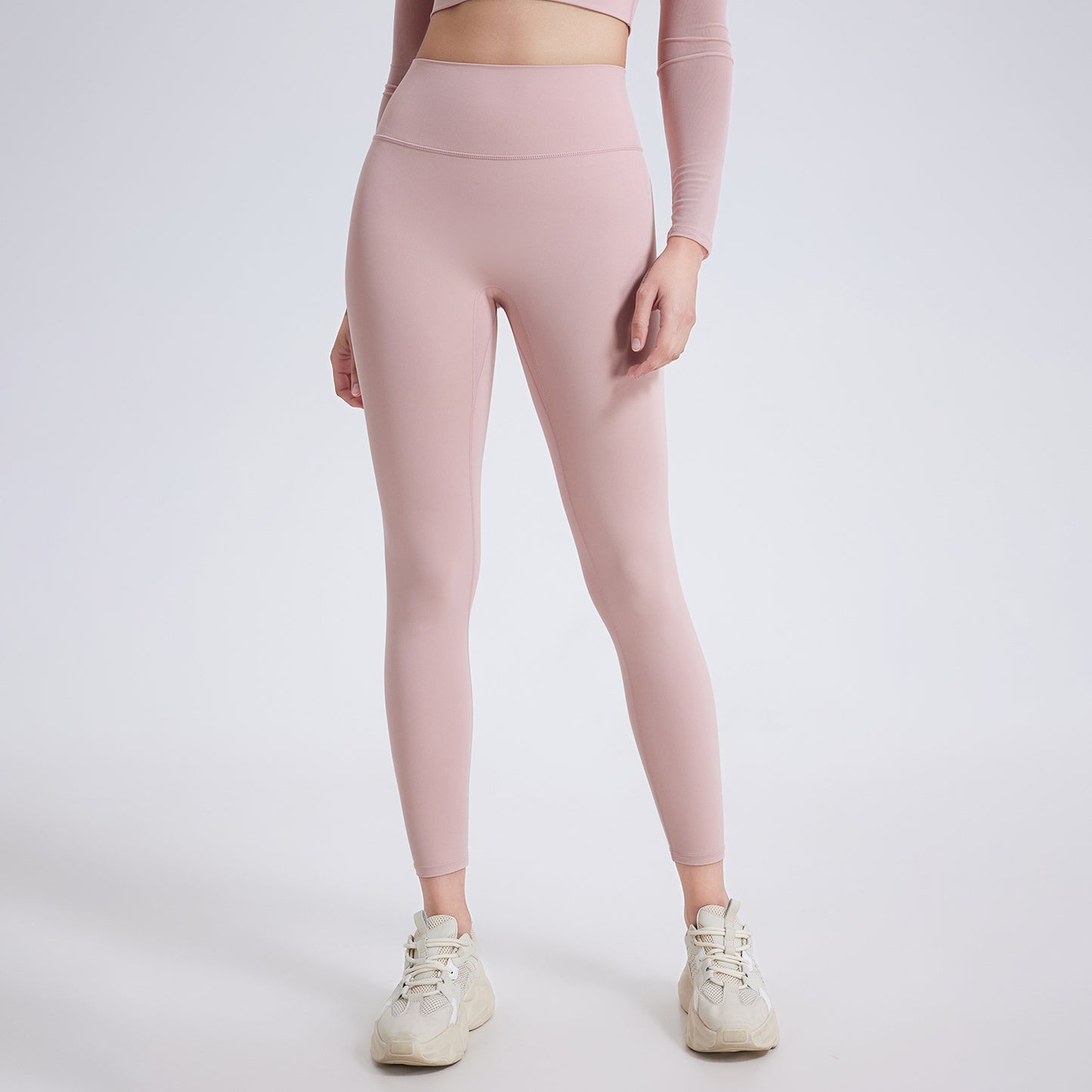 High Waist Peach Hip Lifting Nude Feel Yoga Pants Women
