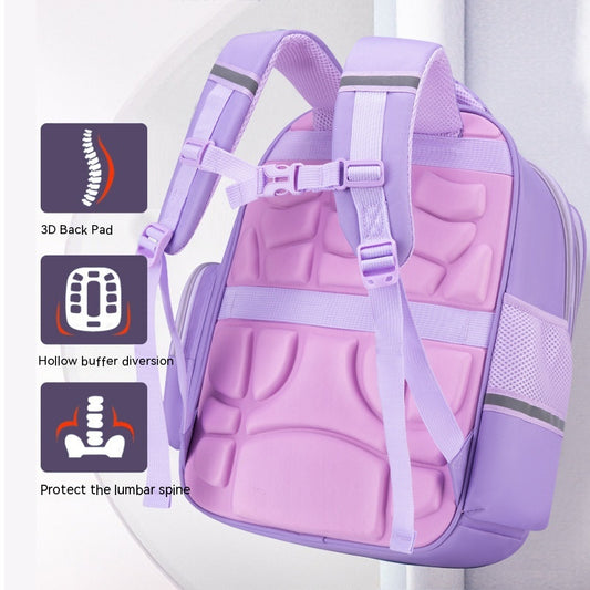Children's Burden Reduction Large-capacity Backpack Multifunctional Spine Protection