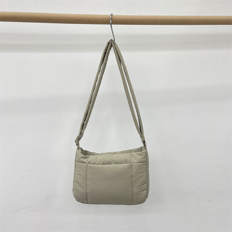 Lightweight Minority Simple Casual Nylon Cloth Small Cute One-shoulder Crossbody Small Square Bag