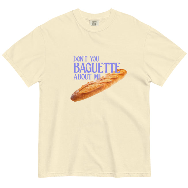 Long Stick Bread About Me T-shirt Digital Printing