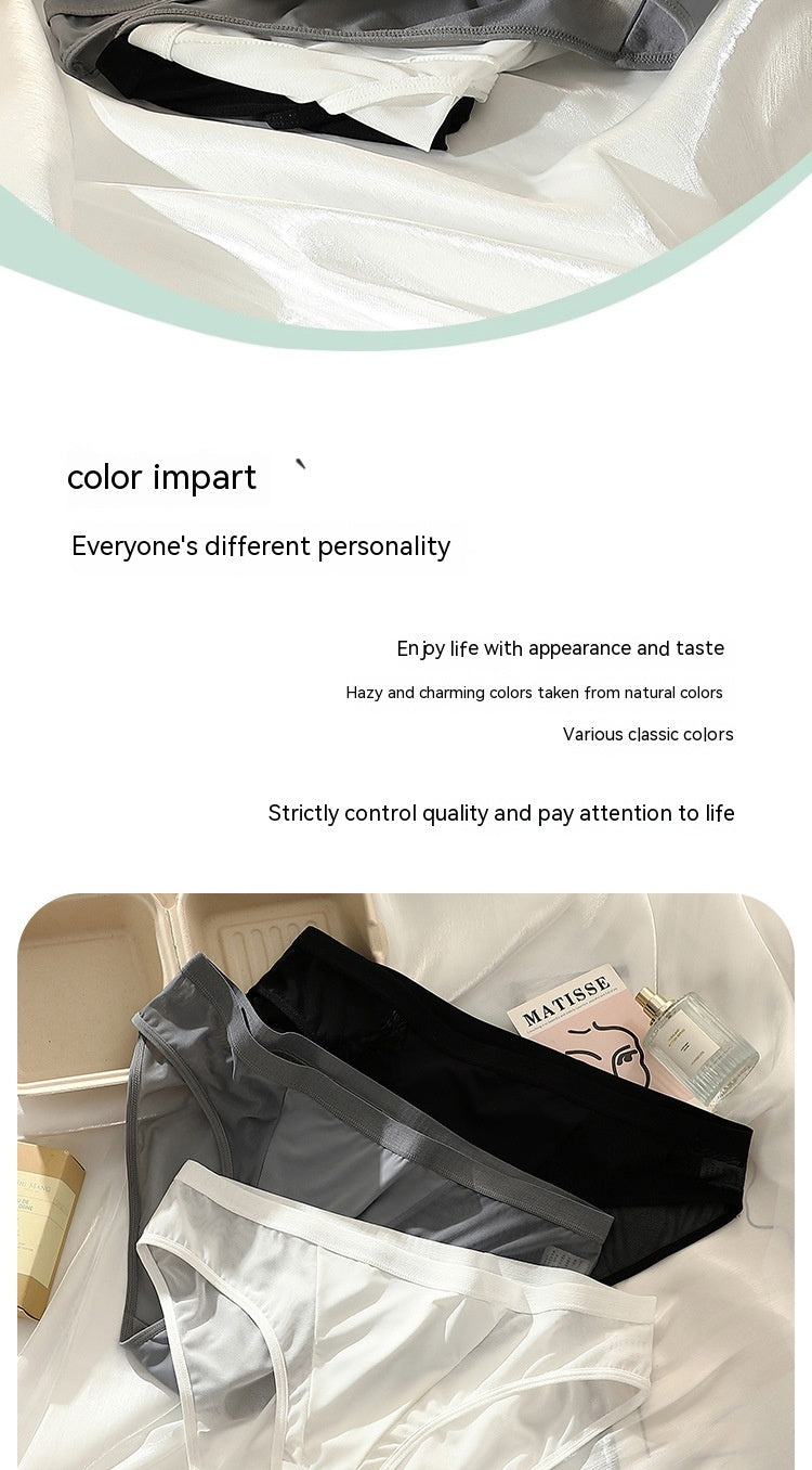 Mesh Ultra-thin Briefs Quick-drying Cotton Crotch Underwear Women's Foreign Trade