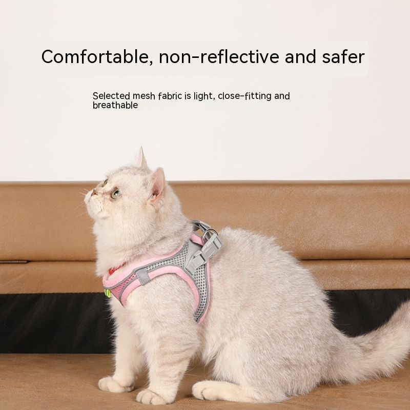 Hand Holding Rope Pet Dog Breast Strap Summer Breathable