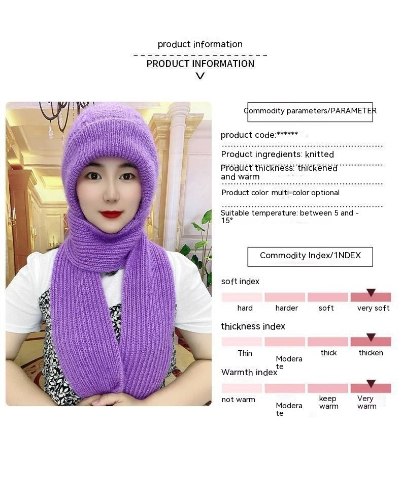 Autumn And Winter New Squirrel Woolen Yarn Braided Hat