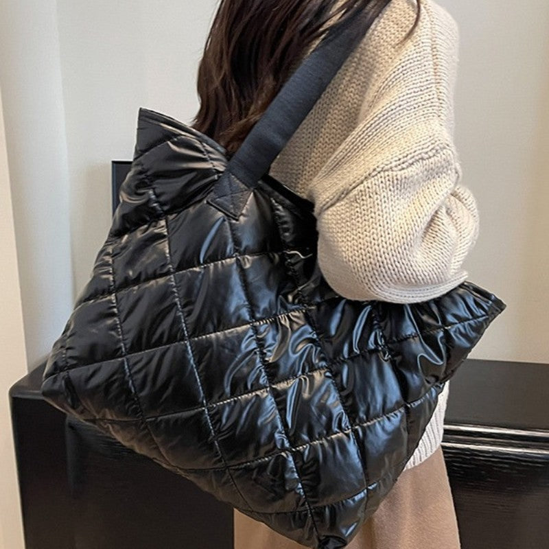 Large Capacity Rhombus One Shoulder Women Bag