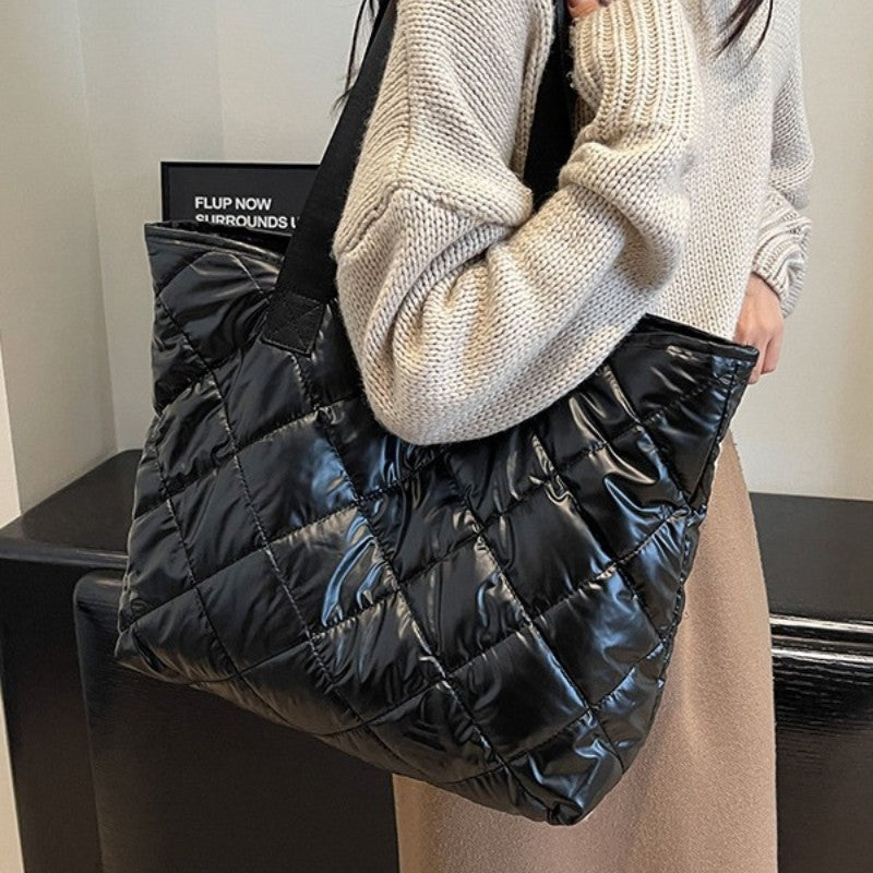 Large Capacity Rhombus One Shoulder Women Bag