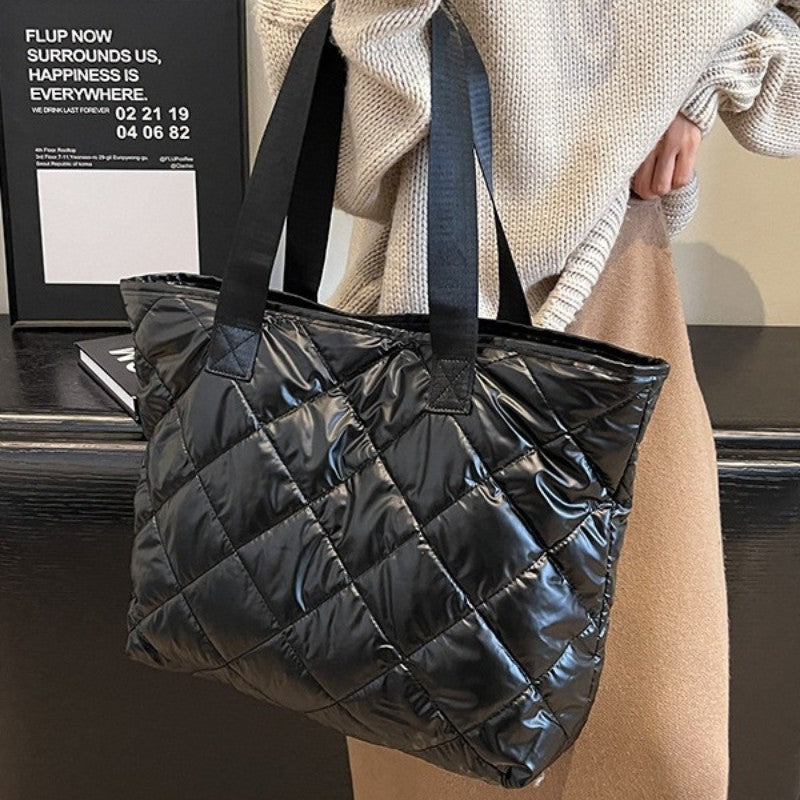Large Capacity Rhombus One Shoulder Women Bag