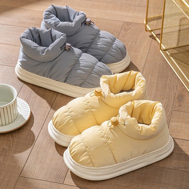 Cotton Slippers Women's Winter Bag Heel Outer Wear Thick Bottom