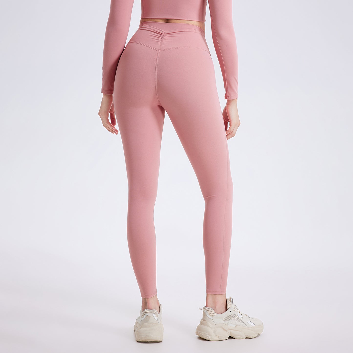 No Embarrassment Line High Waist Pleated Pocket Cloud Feeling Yoga Pants